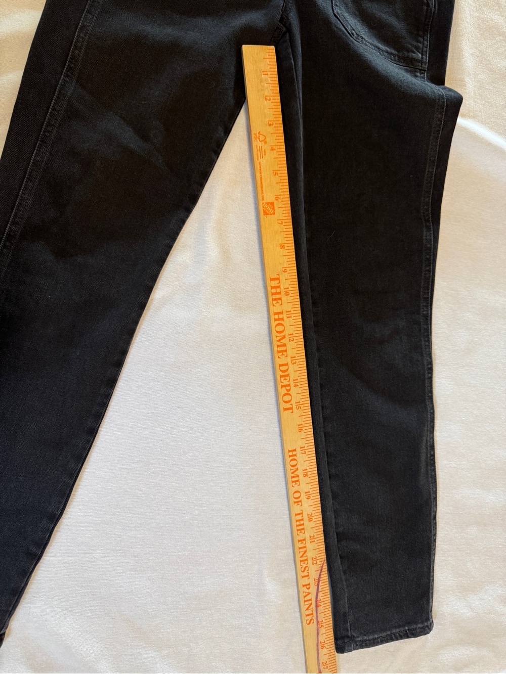 Madewell Black Denim Overalls Womens Size 24 XS Stretch Skinny Bib Pants - Picture 6 of 9